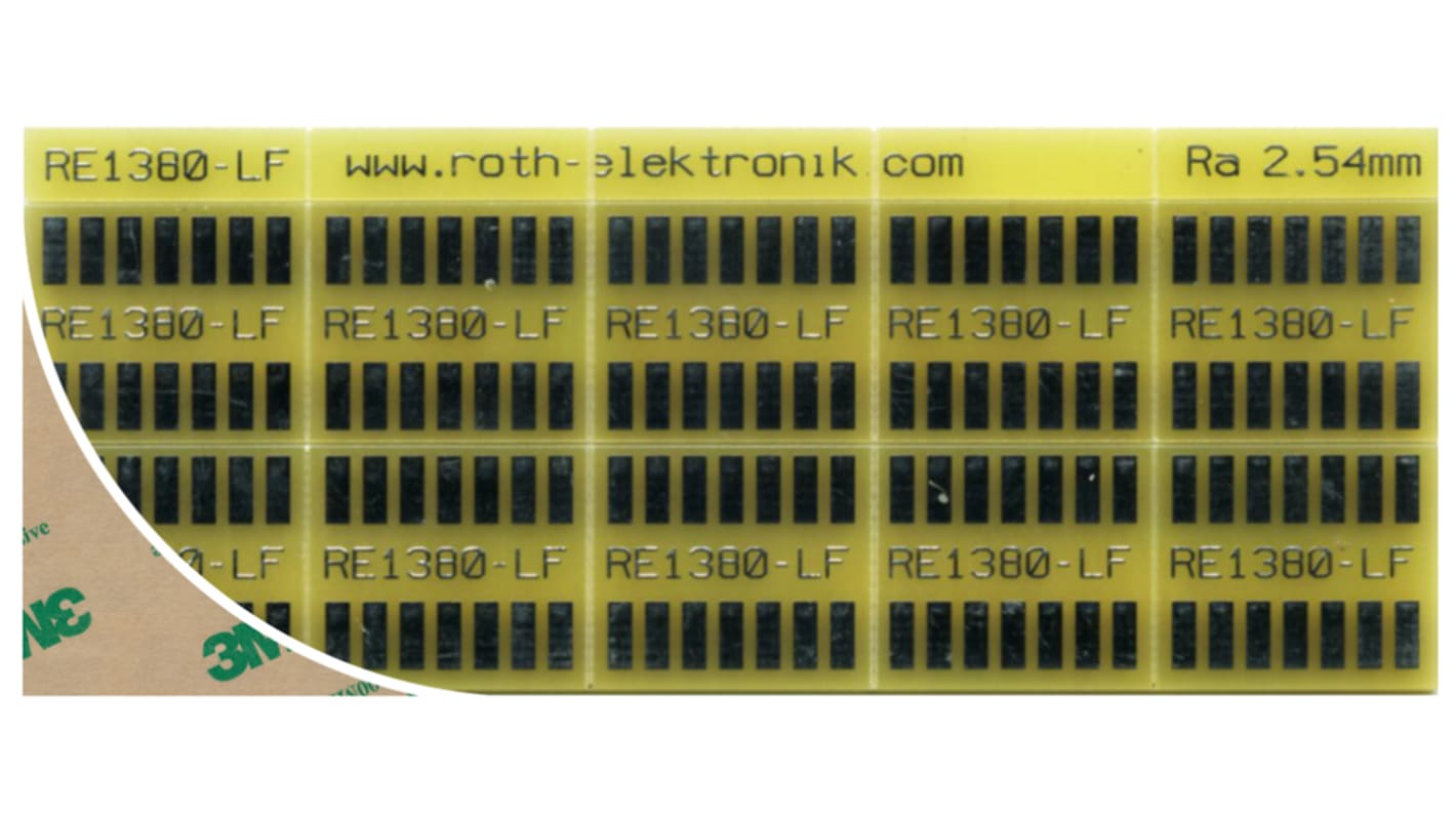 Roth Elektronik Universalplatine FR4 Epoxid Glasfaser-Laminat 35μm 1-seitig 96.75 x 39 x 0.8mm DIL