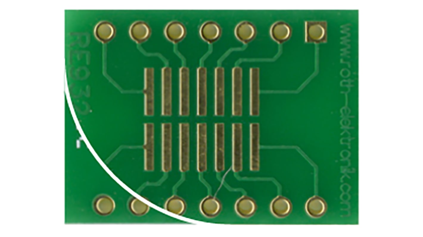 RE932-03ST, Double Sided Extender Board Multi Adapter Board FR4 21.6 x 16 x 1.5mm