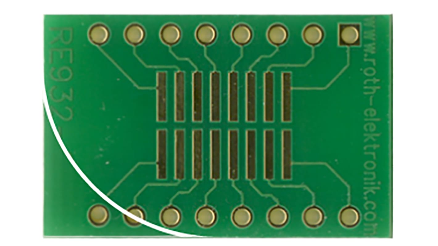 RE932-04ST, Double Sided Extender Board Multi Adapter Board FR4 25 x 16 x 1.5mm