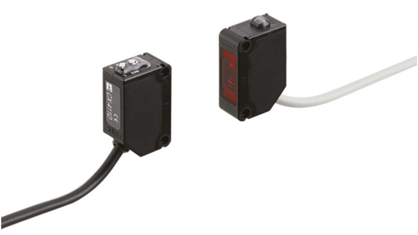 Panasonic Through Beam Photoelectric Sensor, Block Sensor, 10 m Detection Range