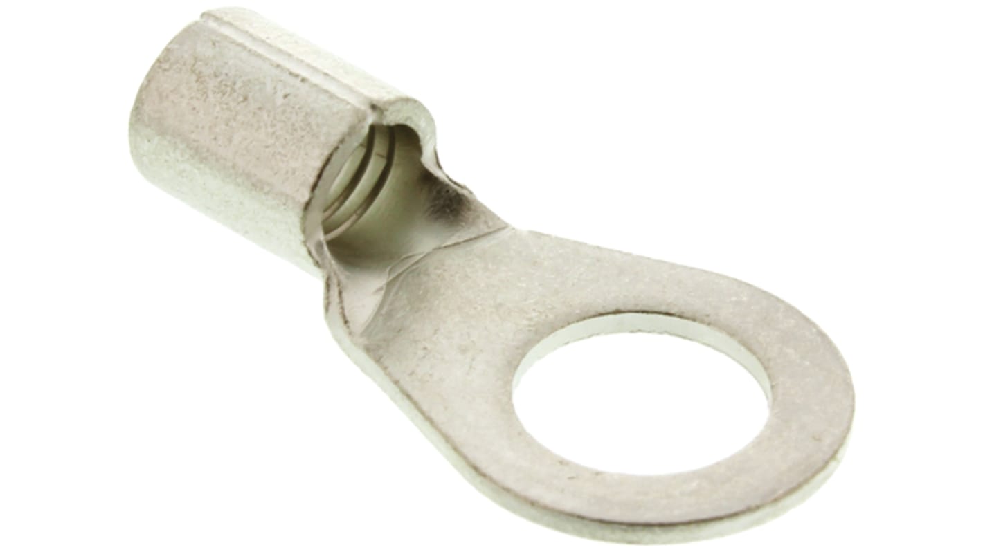 RS PRO Uninsulated Ring Terminal, 8.4mm Stud Size, 10mm² to 10mm² Wire Size