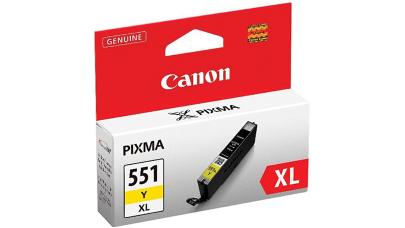 Cartuccia per stampanti Giallo Canon iP7250, iP7850, iX6850, MG5450, MG5550, MG6350, MG6450, MG7150, MX725