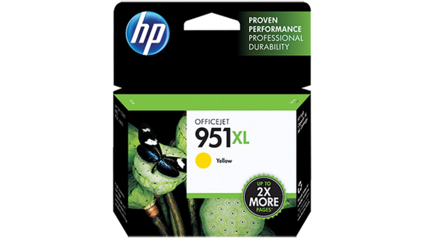 Cartouche d'encre Hewlett Packard 951XL Jaune, pour HP Officejet Pro 251dw, HP Officejet Pro 8100