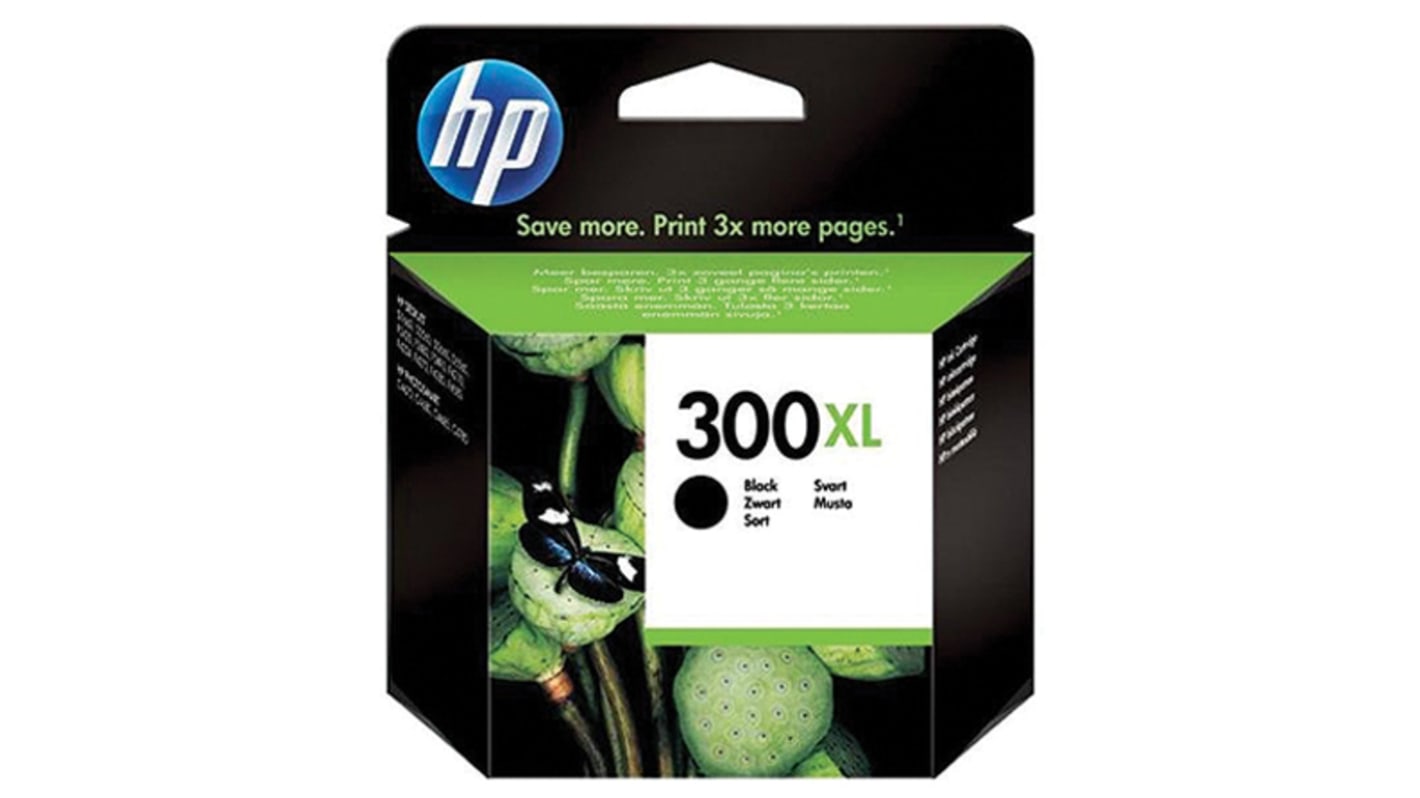 HP 300XL Druckerpatrone für Hewlett Packard Patrone Schwarz 1 Stk./Pack Seitenertrag 600