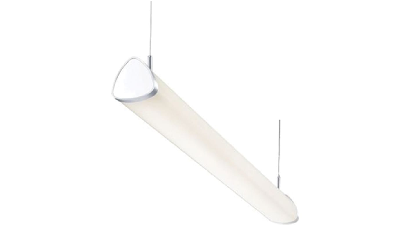 Knightsbridge 35 W Fluorescent Ceiling Light Tubular Single Batten, 1 Lamp