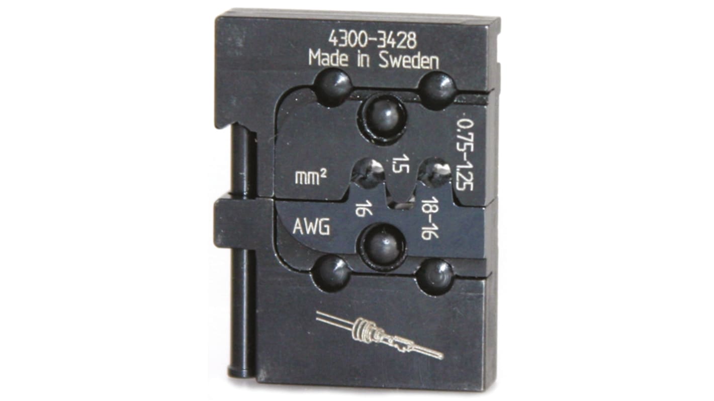 Sada krimpovacích čelistí, 0.5mm² -, typ konektoru: 1,5 s těsněním vodiče RS PRO