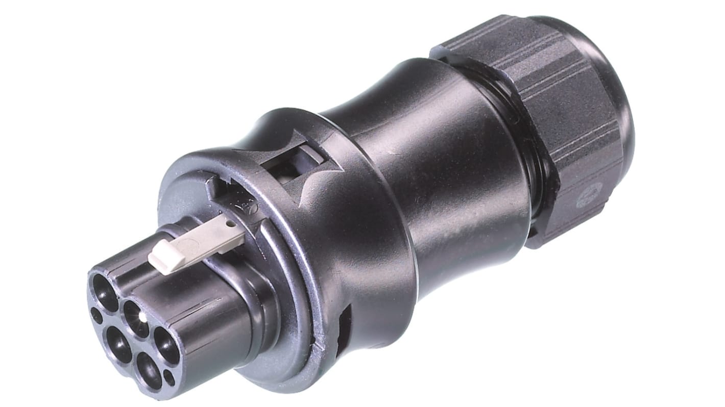 Wieland RST20i5 Series Circular Connector, 5-Pole, Male, Cable Mount, 20A, IP68