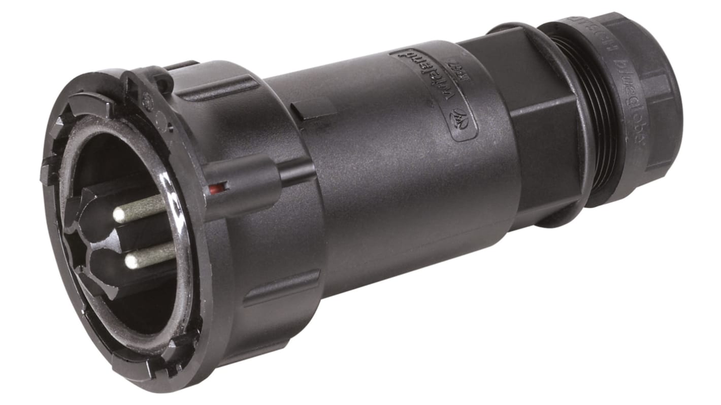 Wieland RST50i5 Series Connector, 5-Pole, Male, 1-Way, Cable Mount, 50A, IP66, IP67, IP69