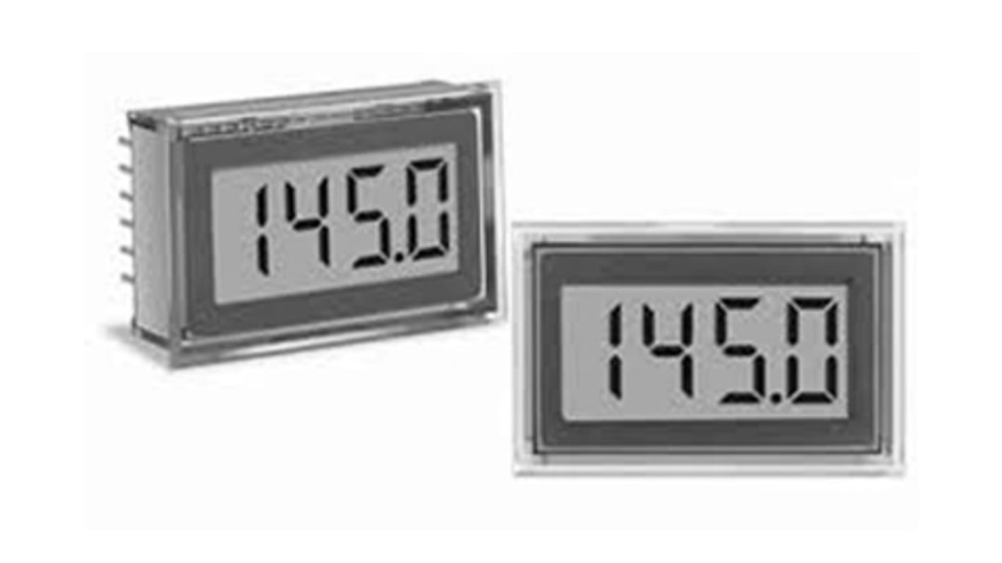Voltmetro digitale in c.c. Murata Power Solutions, display LCD a 3.5 cifre, foro da 33,93 x 21,29 mm
