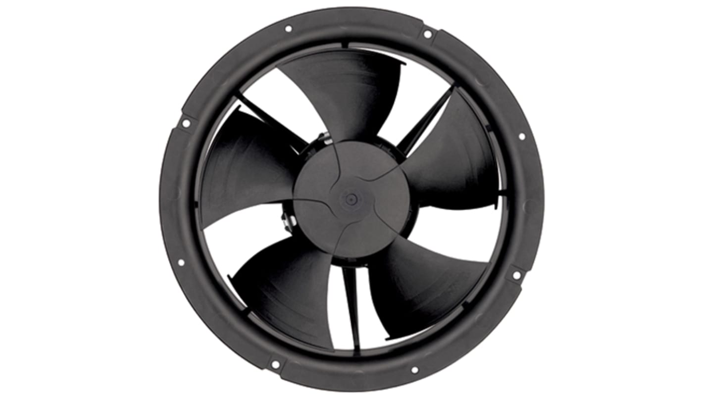 ebm-papst Axial Fan, 230 V ac, AC Operation, 31W, 240mA Max, 250 x 78.5mm