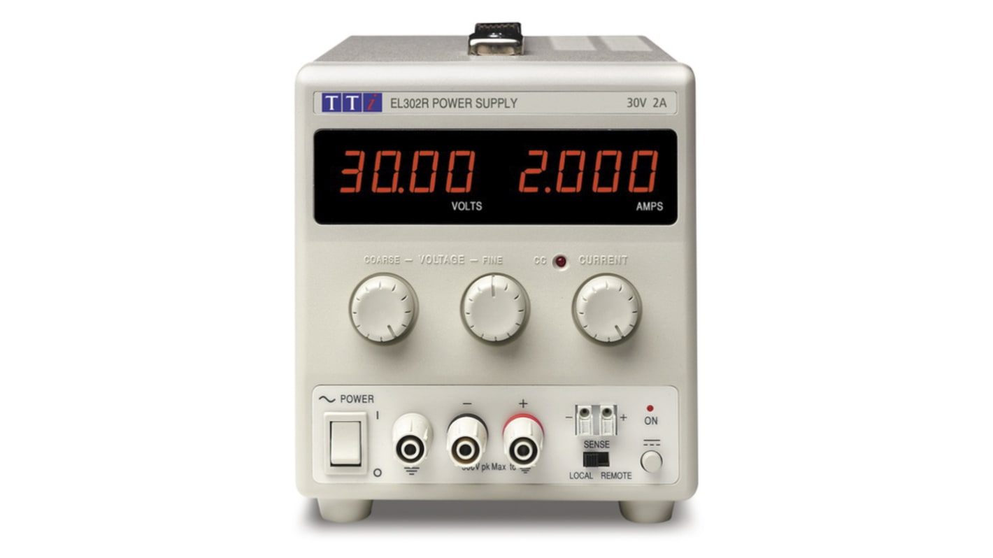 Aim-TTi Laboratoriestrømforsyning, 1 Udgang, 0 → 30V, 0 → 2A, 60W, RSCAL kalibreret