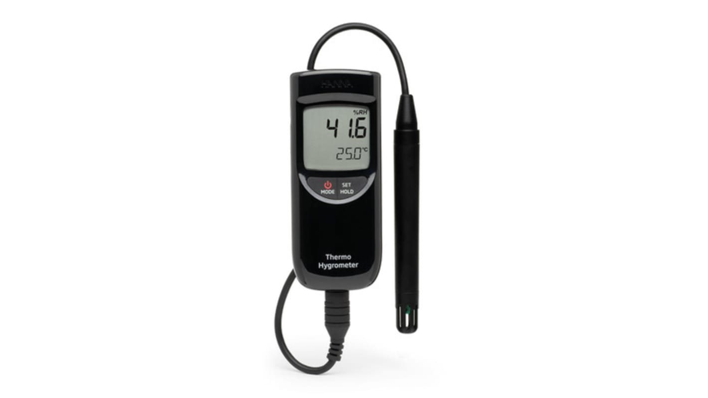 Thermomètre hygromètre Hanna Instruments HI 9564, +60°C max., 95%HR max., Etalonné RS