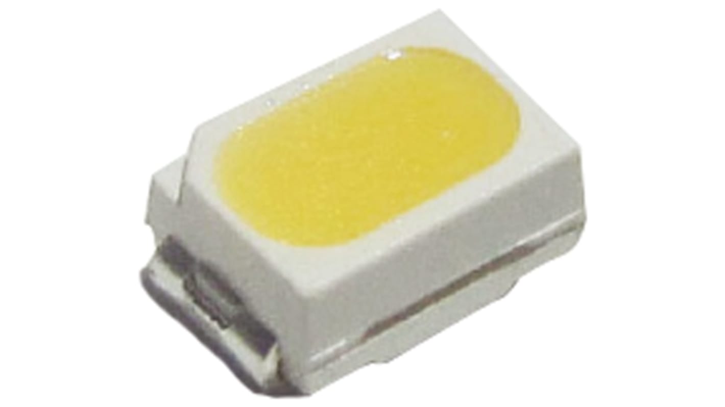 LED Blanc, CMS, PLCC 2, 4 V