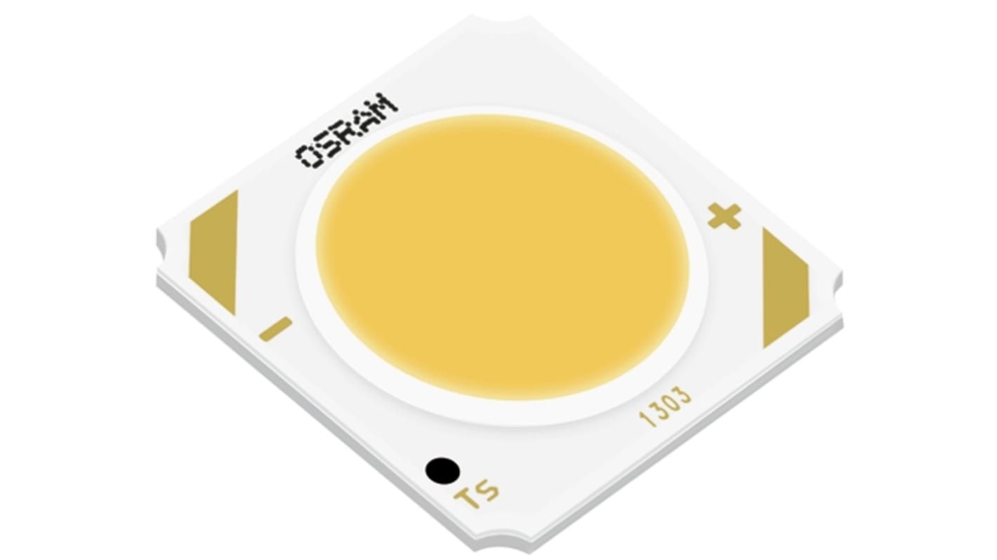 OSRAM Opto Semiconductors SOLERIQ S 13 CoB-LED, 32 V, 3000K, Weiß, 18 x 18 x 1.85mm, 120°