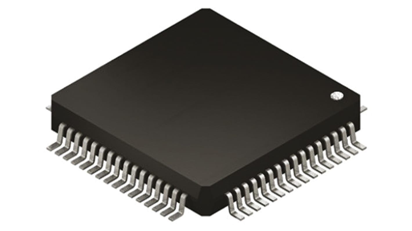 Microcontrolador STMicroelectronics STM32F100RCT6, núcleo ARM Cortex M3 de 32bit, RAM 24 kB, 24MHZ, LQFP de 64 pines