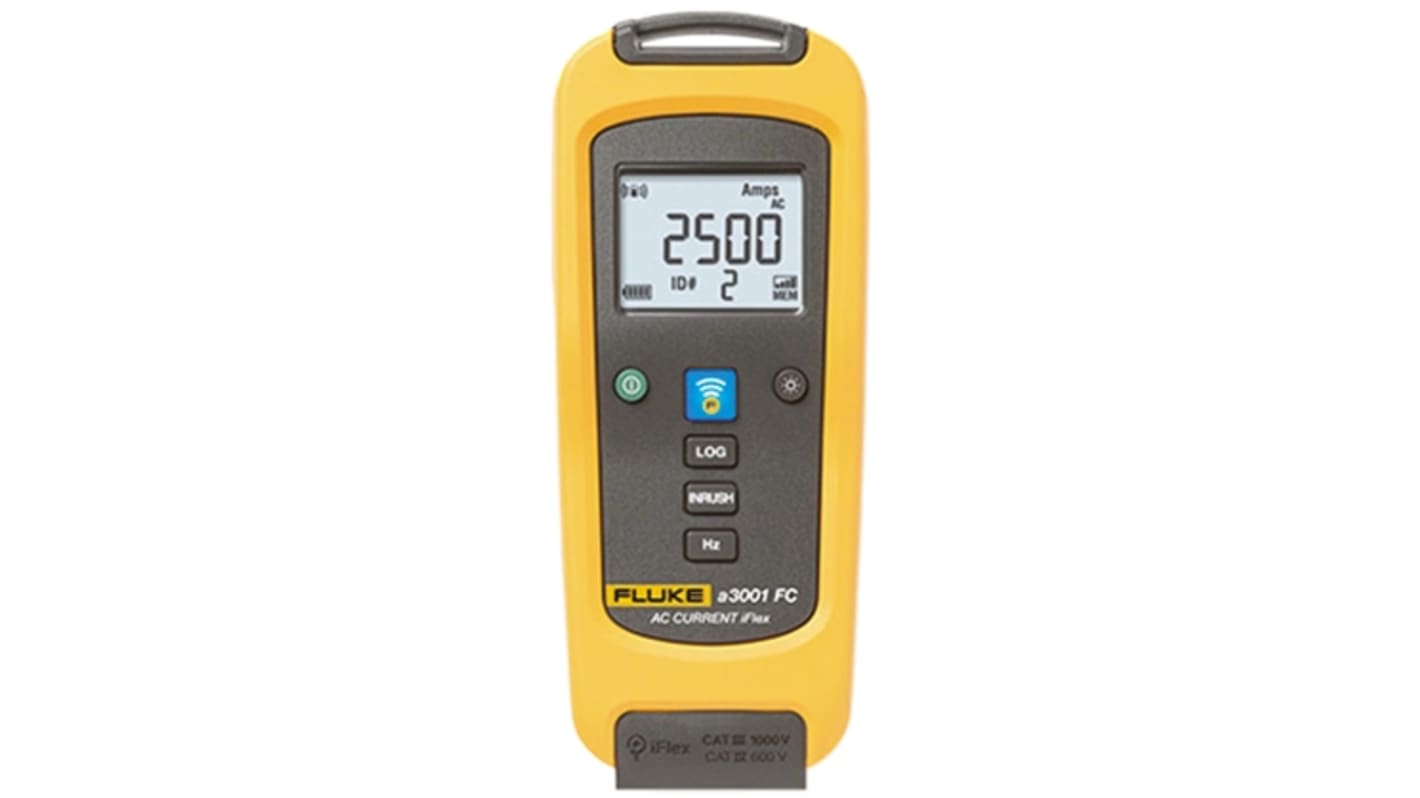 Fluke A3001 FC Clamp Meter Wi-Fi, Max Current 2500A ac CAT III 1000V With RS Calibration