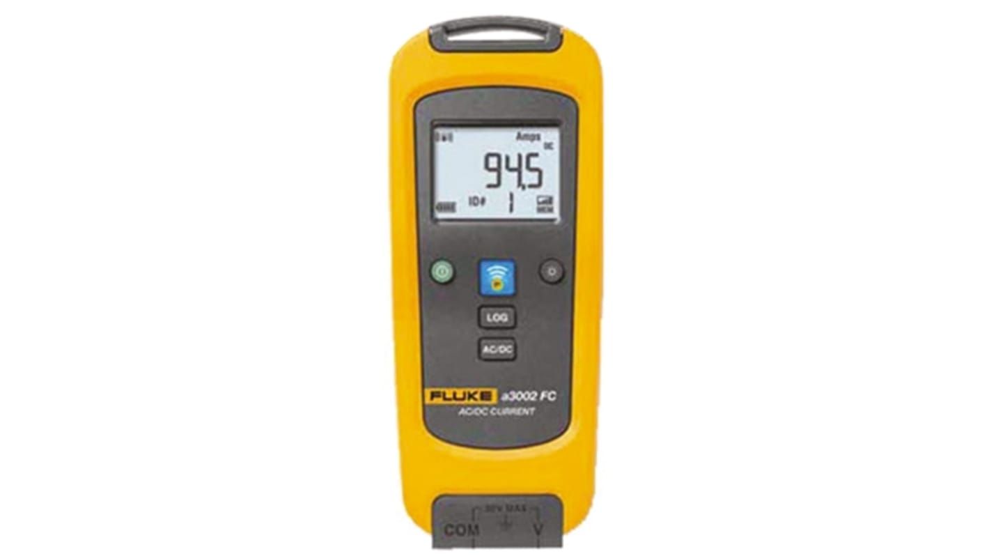 Fluke A3002 FC Lakatfogó (AC/DC lakatfogós mérőműszer) 600A ac, valódi RMS, CAT III 1000V Wi-Fi, AA, 38 x 66 x 160mm,