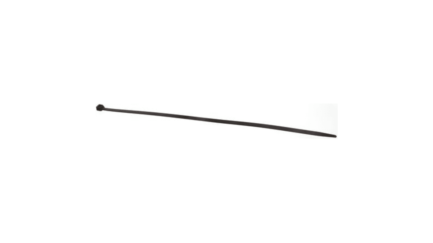 RS PRO Cable Tie, 450mm x 8mm, Black Nylon, Pk100 RS