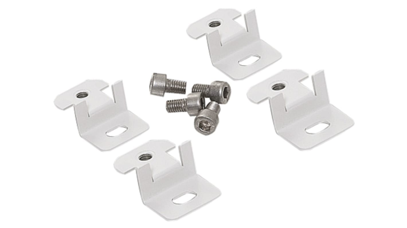 Fibox Steel Wall Bracket for Use with ARCA Series Cabinet, 34 x 56 x 19mm