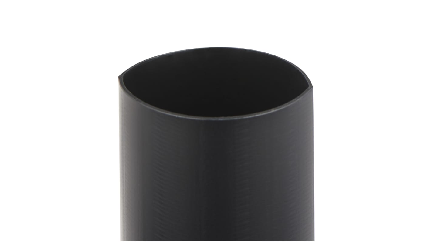 3M Adhesive Lined Halogen Free Heat Shrink Tubing, Black 32mm Sleeve Dia. x 1m Length 4.5:1 Ratio, MDT-A Series