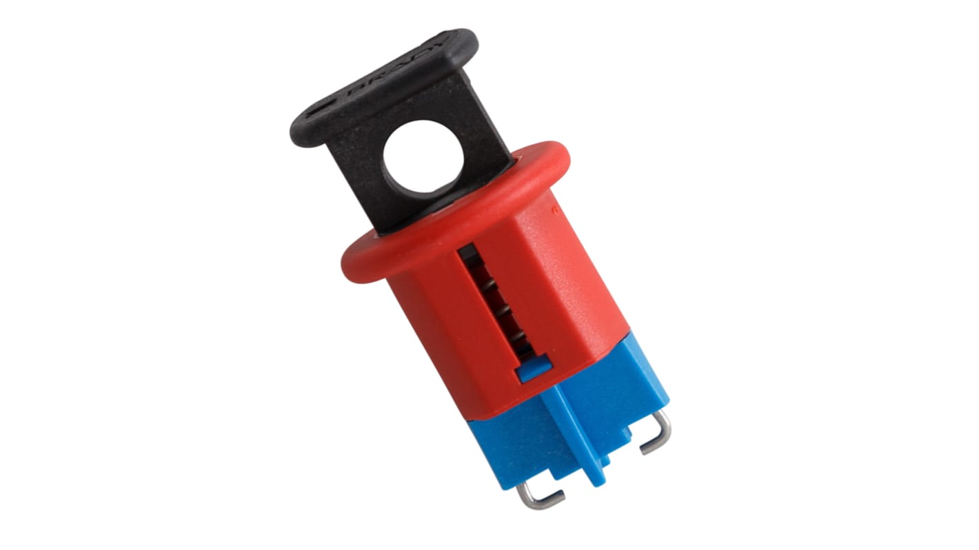 Brady Red 1-Lock Glass Fibre Reinforced Plastic, Stainless Steel Universal Circuit Breaker Lockout, 7mm Shackle