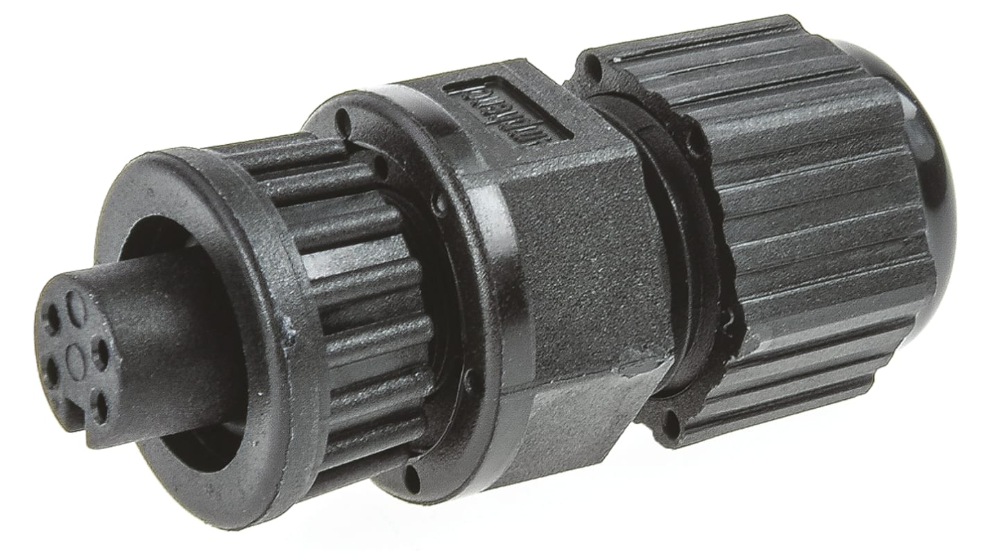 Amphenol Industrial Circular Connector, 4 Contacts, Panel Mount, Miniature Connector, Socket, Female, IP67, Ceres Series