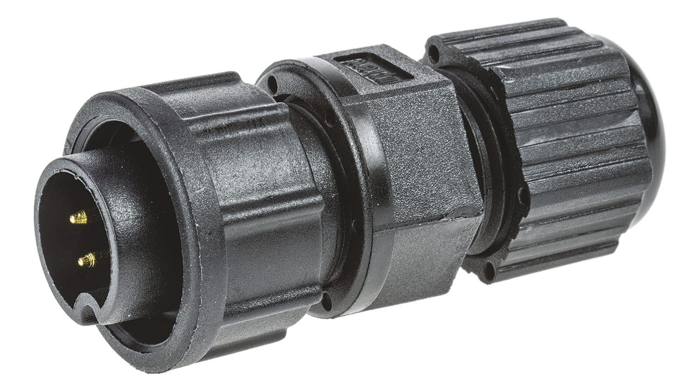 Amphenol Industrial Circular Connector, 4 Contacts, Panel Mount, Plug, Male, IP67, Ceres Series