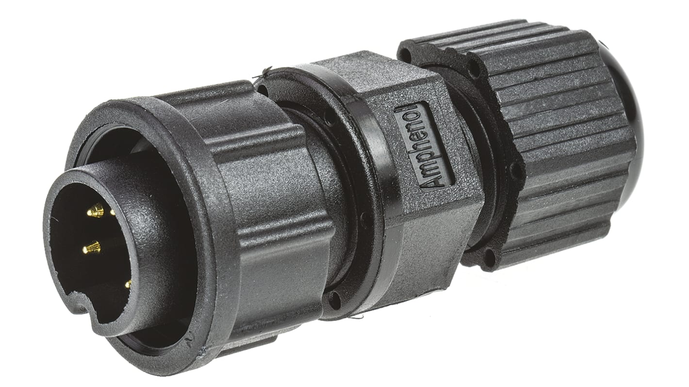 Amphenol Industrial Circular Connector, 5 Contacts, Panel Mount, Plug, Male, IP67, Ceres Series