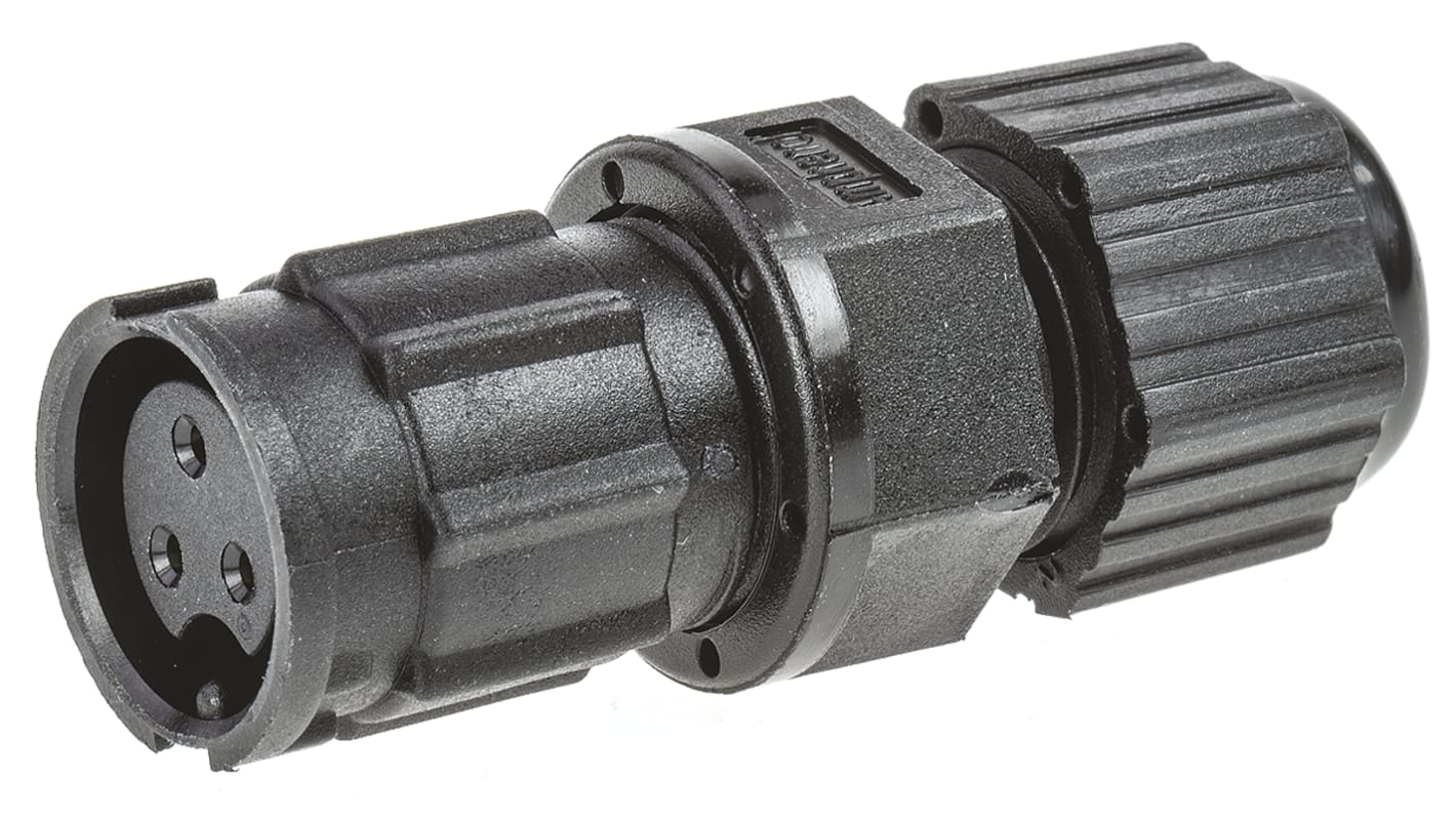 Amphenol Industrial Circular Connector, 3 Contacts, Cable Mount, Socket, Female, IP67, Ceres Series