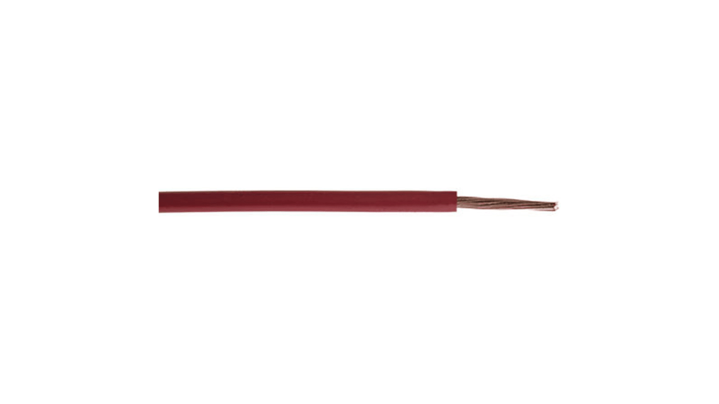 RS PRO Einzeladerleitung 25 mm² 25m Rot PVC isoliert Ø 9.8mm