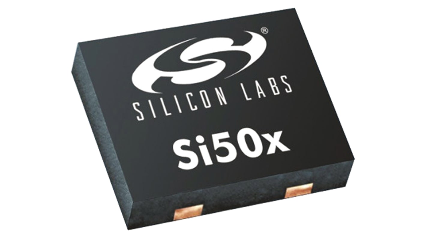 Oscillatore al silicio 501EAA48M0000CAG, 48MHz, DFN, 4 Pin 2.5 x 3.2 x 0.9mm