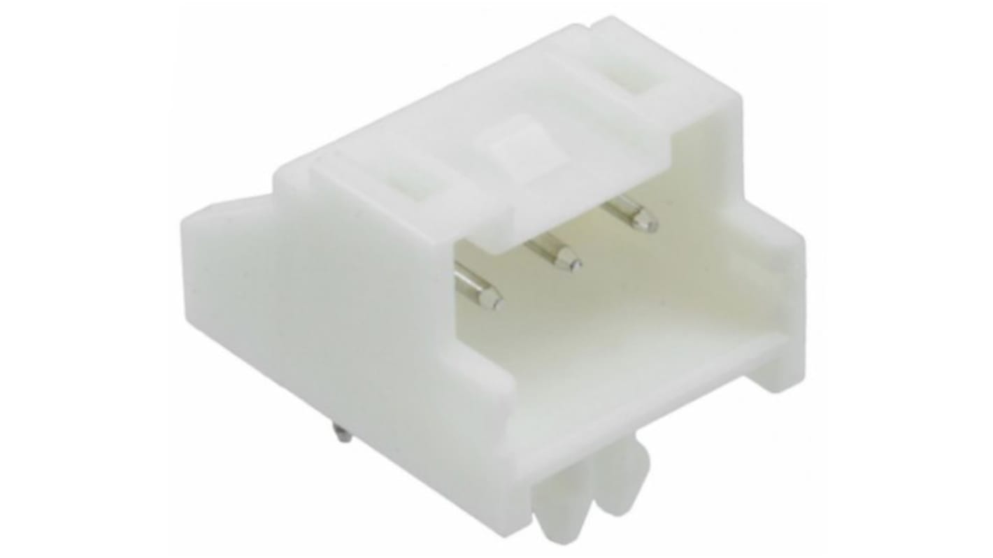 Conector macho para PCB Ángulo de 90° TE Connectivity serie Economy Power 2.5 de 3 vías, 1 fila, paso 2.5mm, para