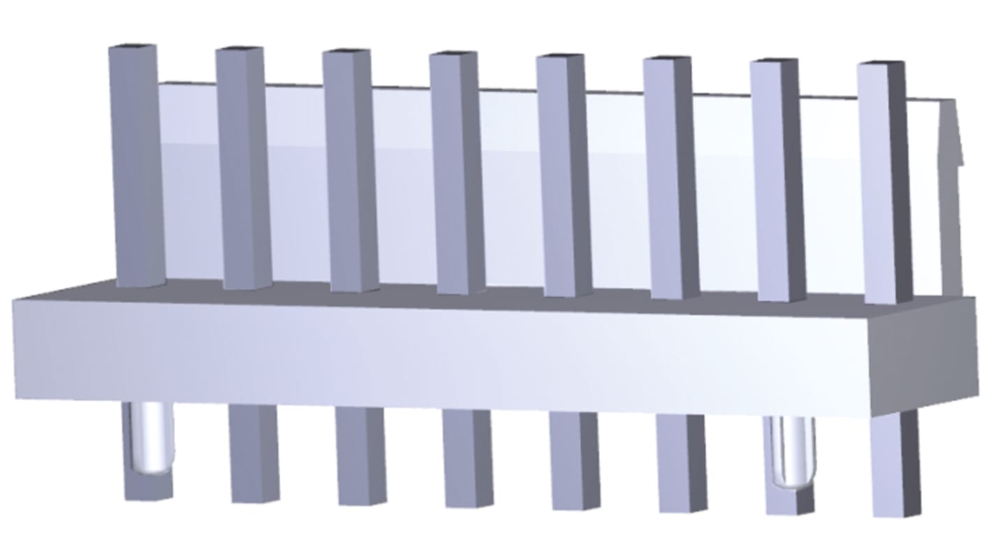 TE Connectivity Economy Power Series Straight Through Hole PCB Header, 3 Contact(s), 3.96mm Pitch, 1 Row(s), Shrouded