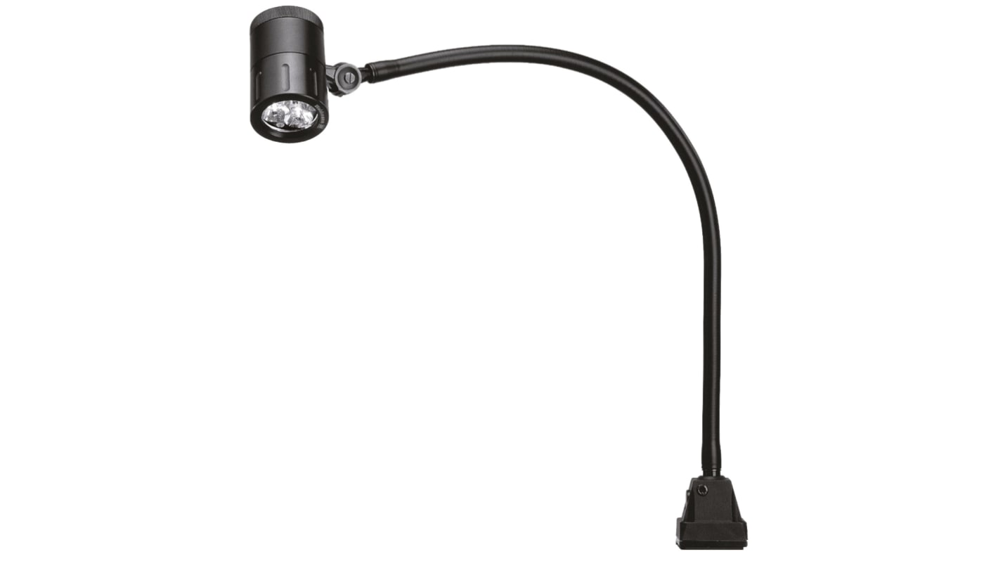 Lampada per macchinari Waldmann, LED, 100 → 240 V, 10 W, braccio flessibile, estensione max. 600mm