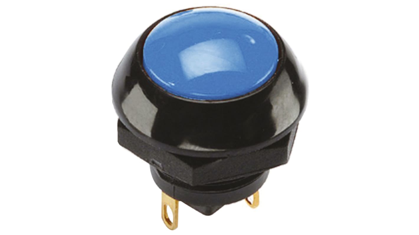 Otto Push Button Switch, Momentary, Panel Mount, SPDT, 25V dc, IP68S