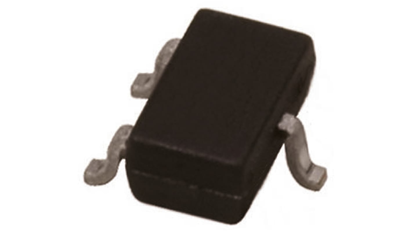 Dioda PIN, SOT-23, zastosowanie: Wyrównywacz, 3-Pin , Montaż powierzchniowy, 3.13 x 1.5 x 1.2mm,
