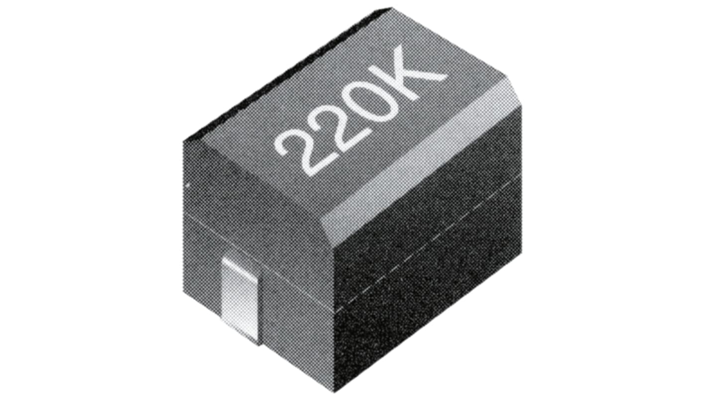 TE Connectivity, 3613C, 1812 (4532M) Shielded Wire-wound SMD Inductor with a Ferrite Core, 1 μH ±10% Moulded 450mA Idc