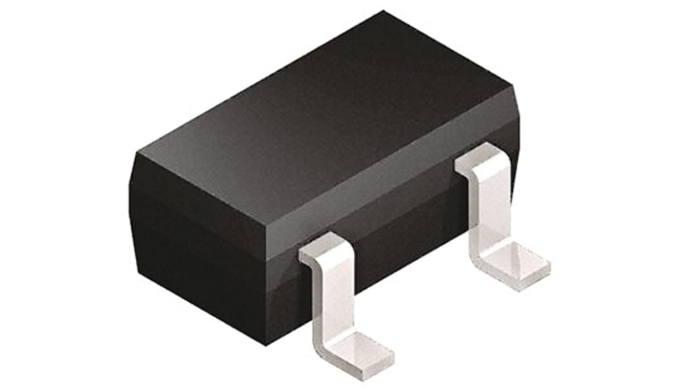 MOSFET Vishay, canale P, 75 mΩ, 4,3 A, SOT-23, Montaggio superficiale