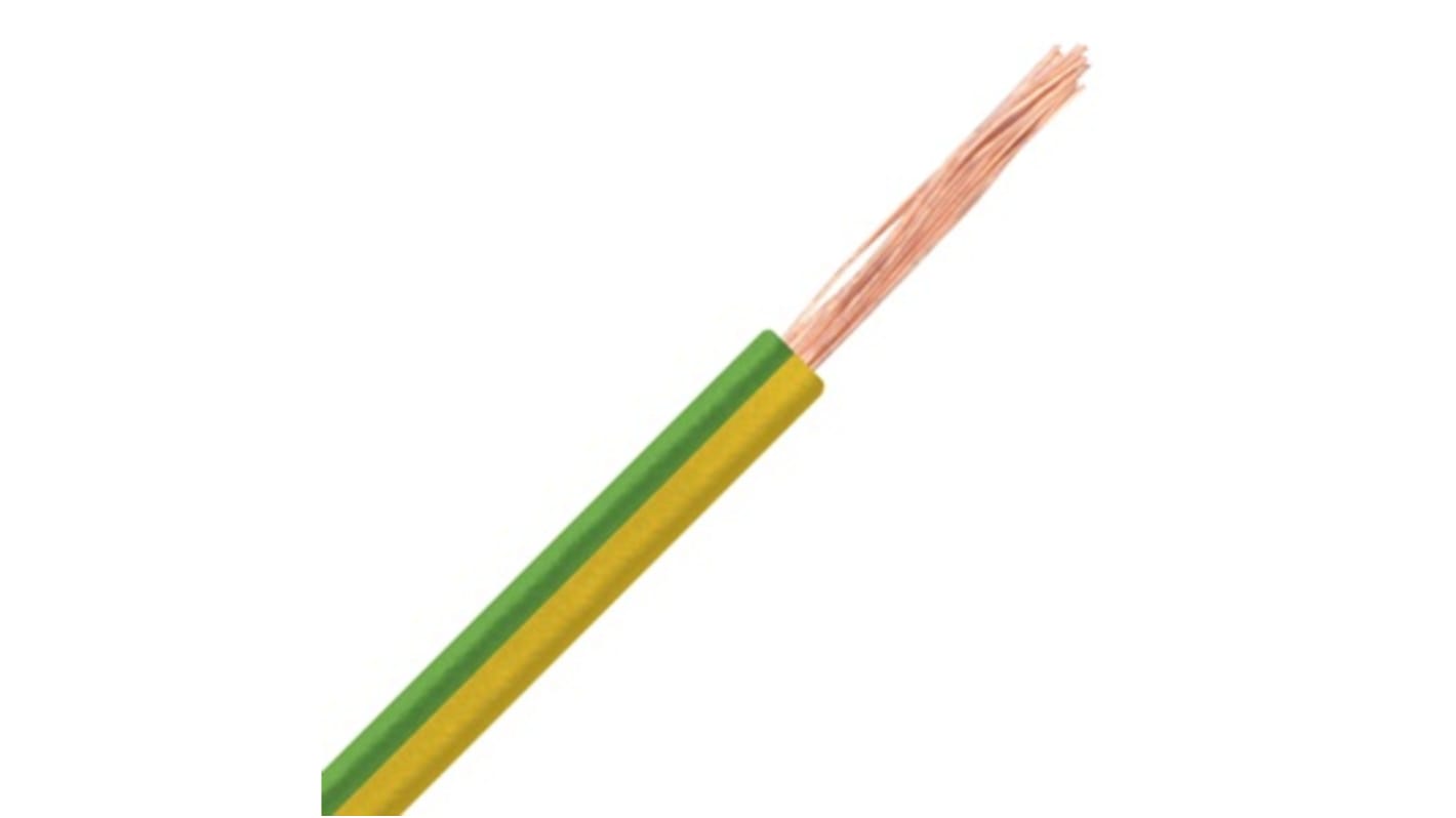 Lapp ÖLFLEX® Series Green/Yellow 16 mm² Hook Up Wire, 100m, PVC Insulation