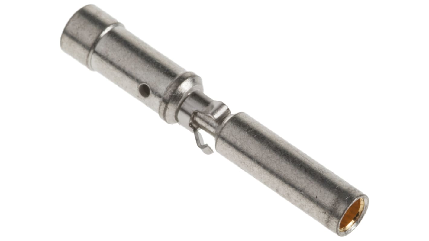 Contacto para conector industrial Hembra HARTING serie Han Push Pull, corriente 12A, para cable hasta 1.5mm²