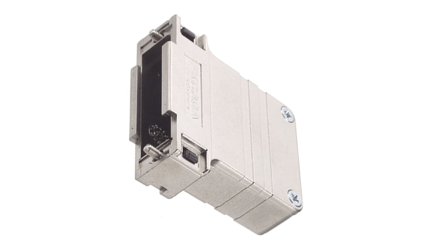 FCT from Molex FKC Series ABS D Sub Backshell, 50 Way, Strain Relief