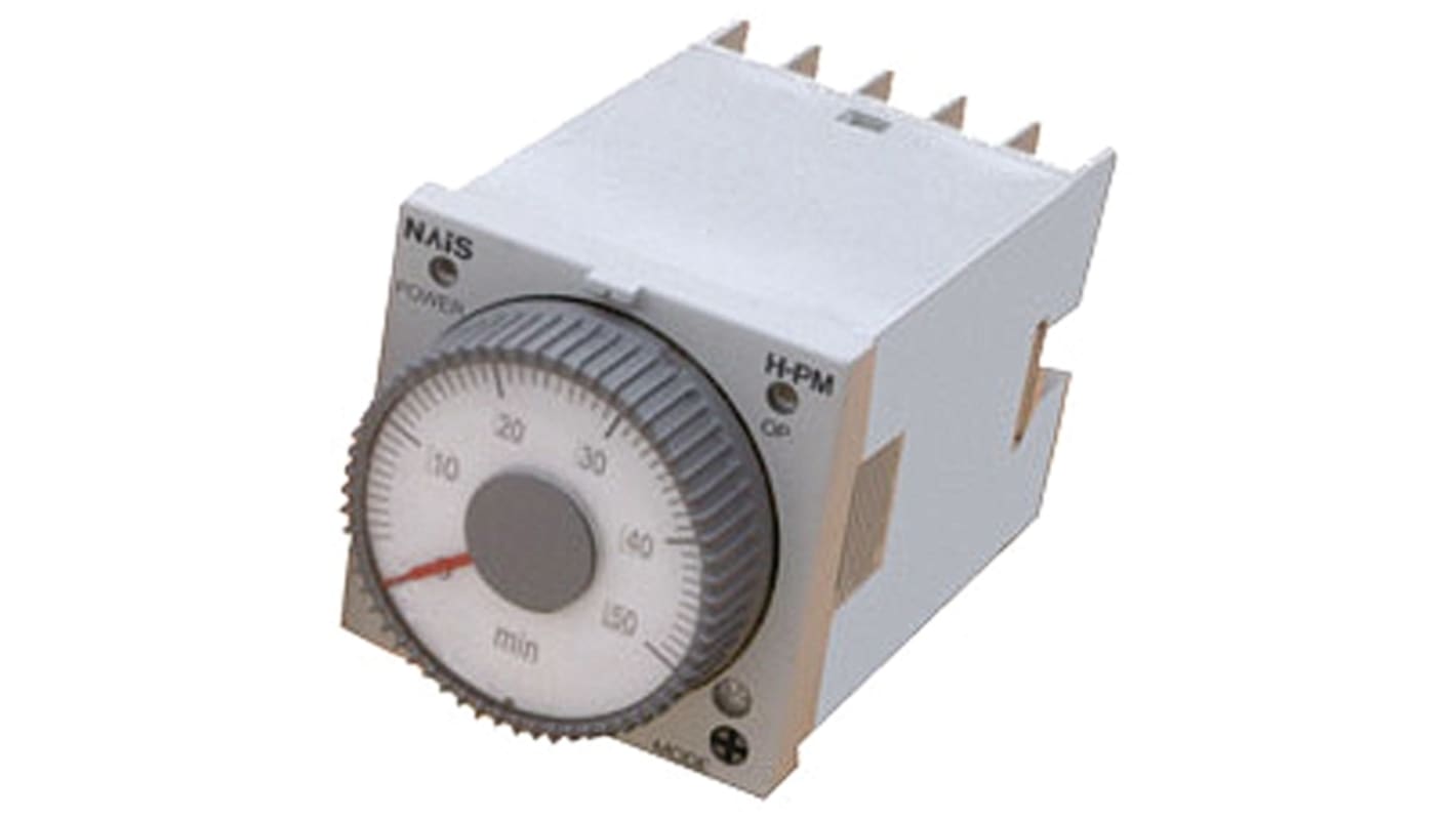 Panasonic Timer Relay, 24V dc, 2-Contact, 0.05 s → 10min, 1-Function, DPDT