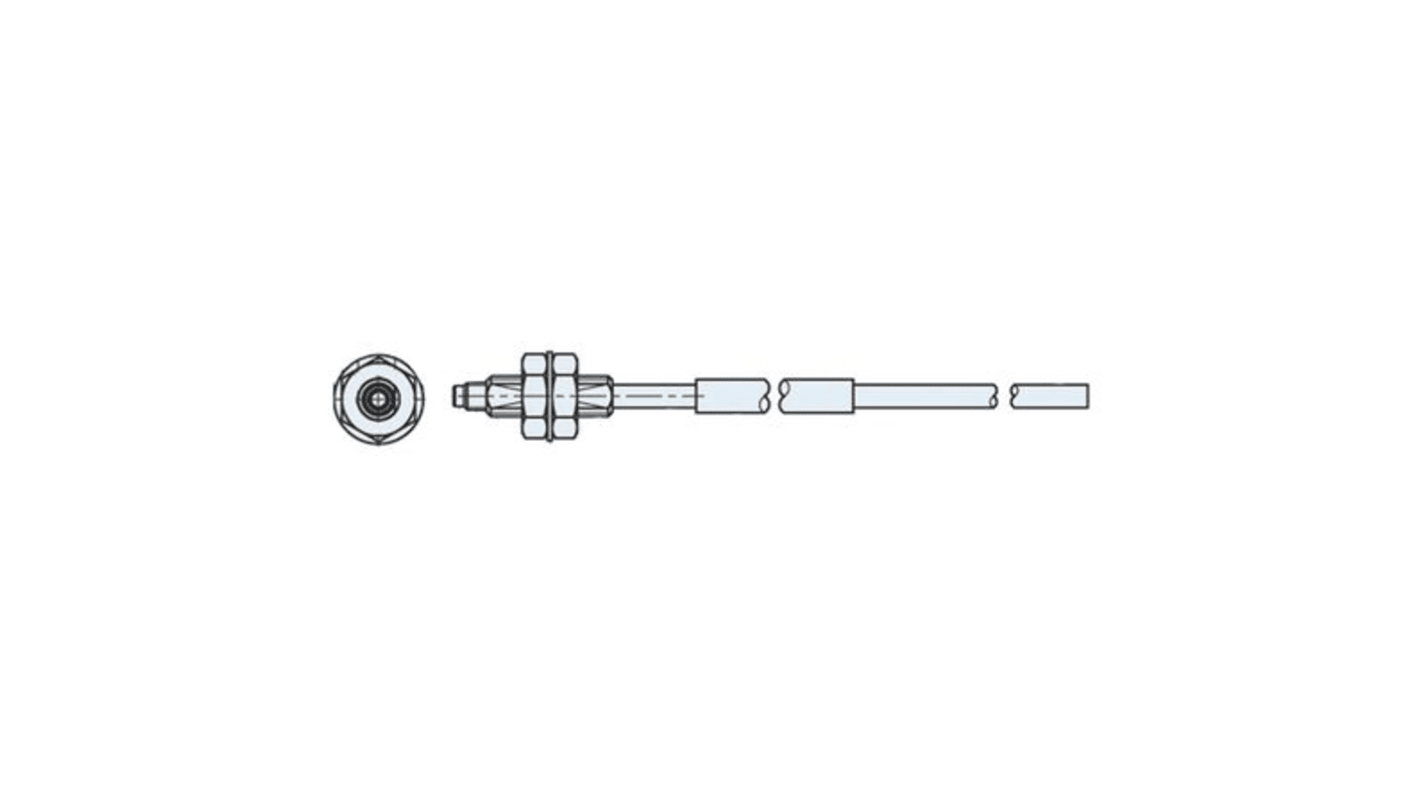 Sensor de fibra óptica de plástico Panasonic, alcance 1400 mm, IP67