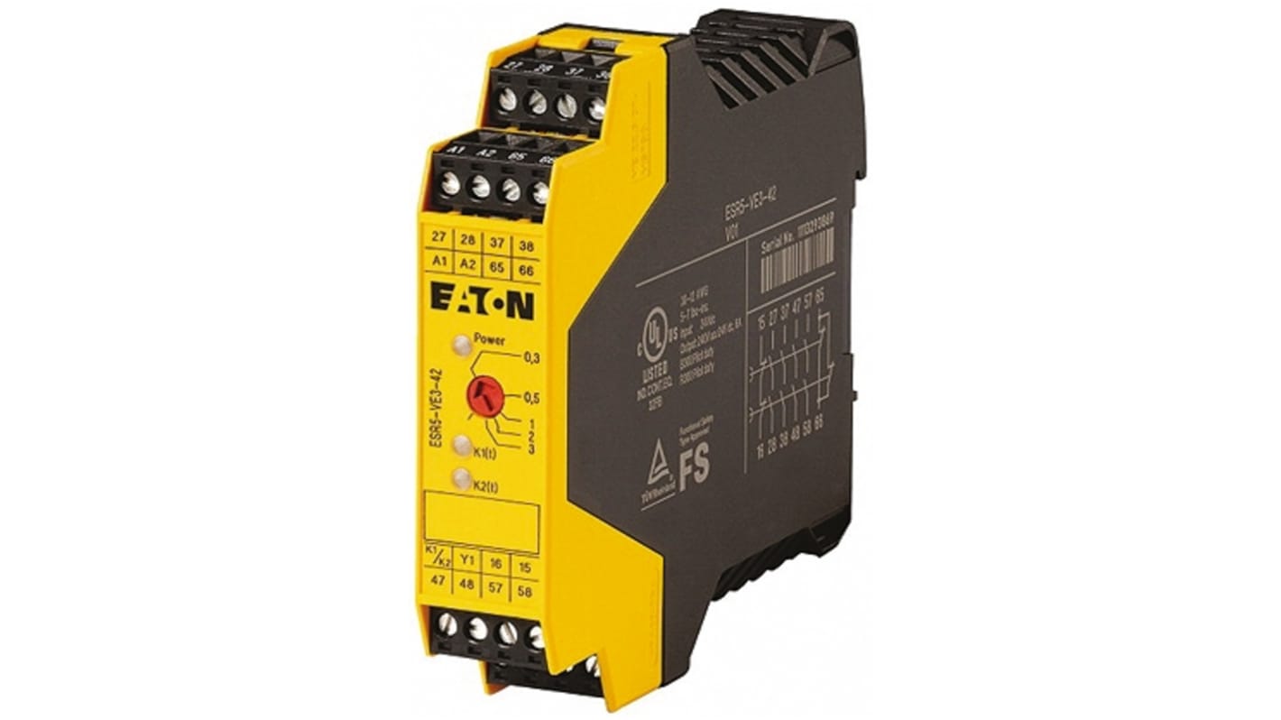 ESR5-VE3-42 | Eaton ESR5 Series Output Module, 24 V ac/dc, 4NO/NC | RS