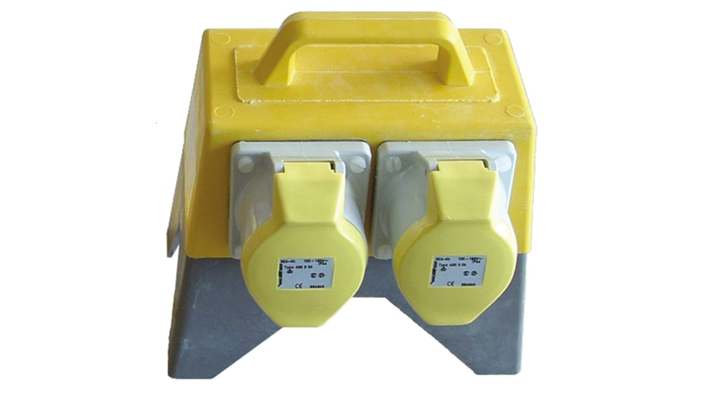 Scatola splitter Carroll & Meynell, primario 110V ca, secondario 110V ca