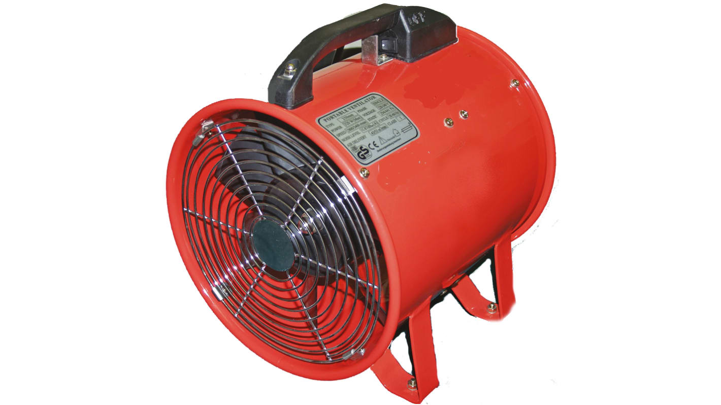 KoolbreezeBodenventilator Lüfter, Ø 300mm 230 V, 3600m³/h, UK-Netzstecker