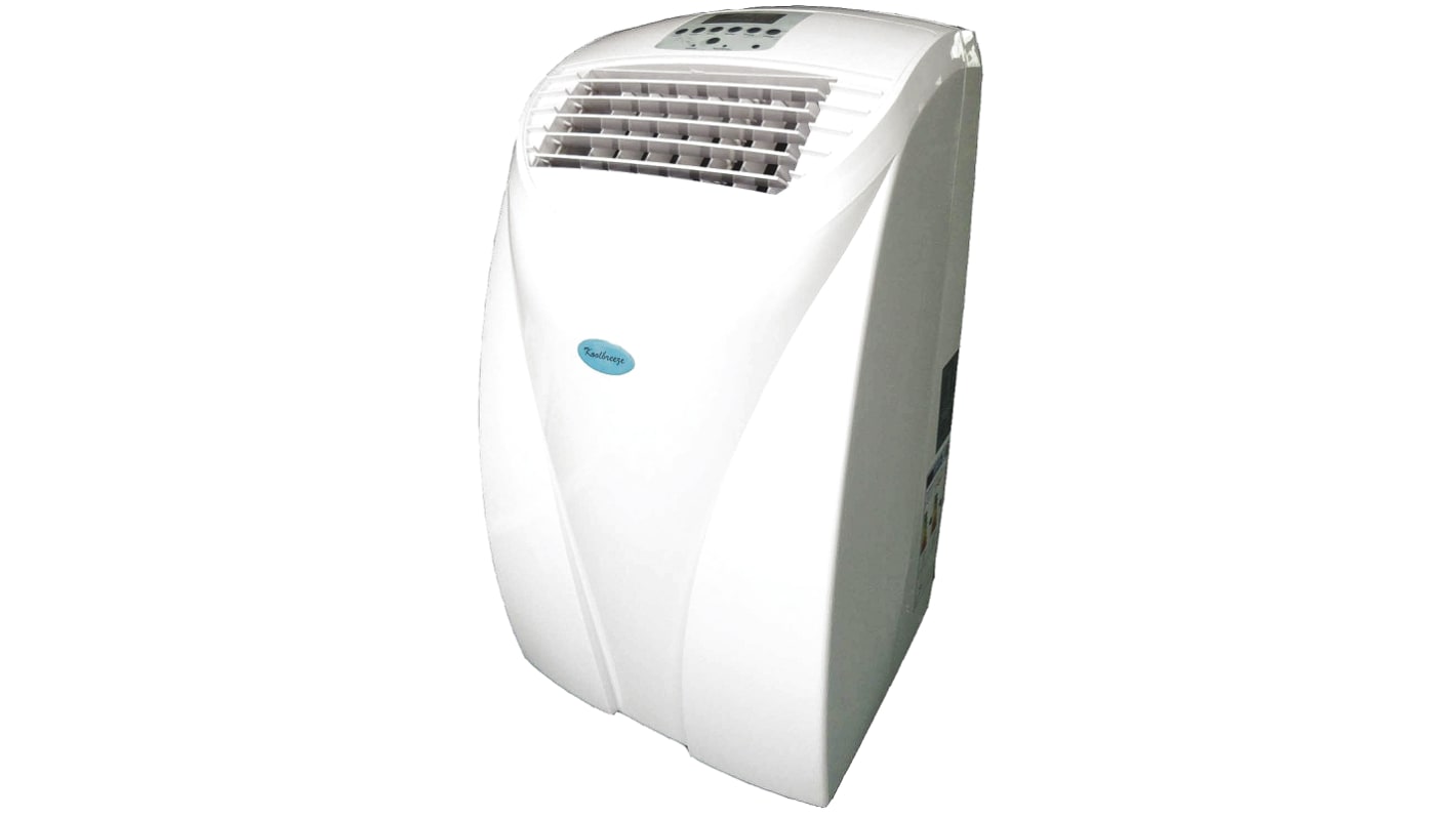 Unidad de Aire Acondicionado Koolbreeze, consumo 1330W, refrigeración 12000Btu/h, caudal 350m³/h, ruído 50dB, depósito