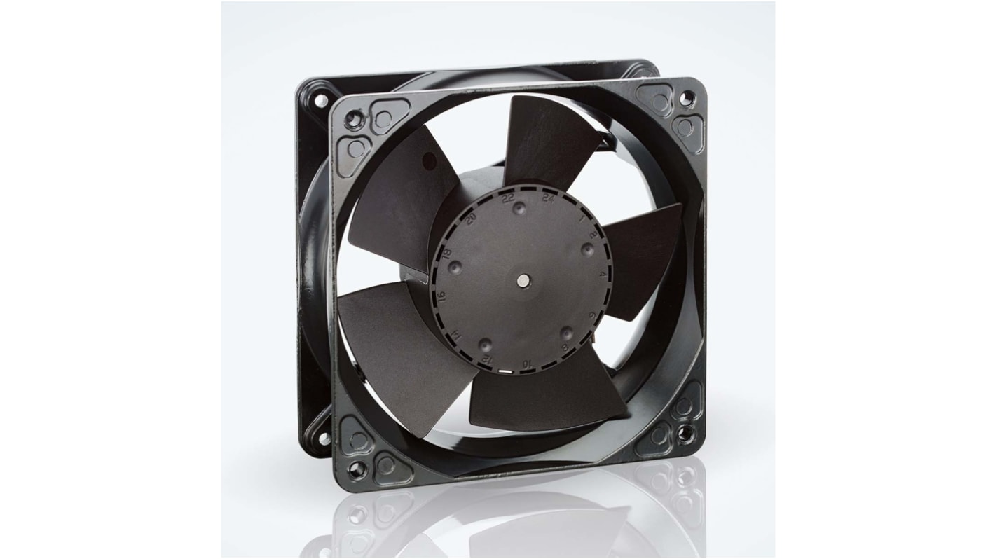 Ventilateur axial 4100 N ebm-papst 24 V c.c., 237m³/h, 119 x 119 x 38mm, 11W