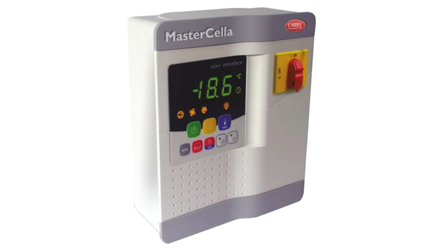 Carel MasterCella PID Temperature Controller, 200 x 240mm, 2 Output Relay, 115 → 230 V ac Supply Voltage