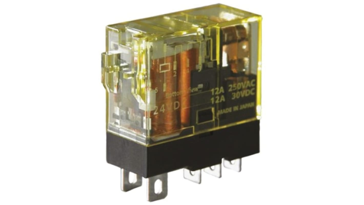 Idec Plug In Power Relay, 48V dc Coil, DPDT